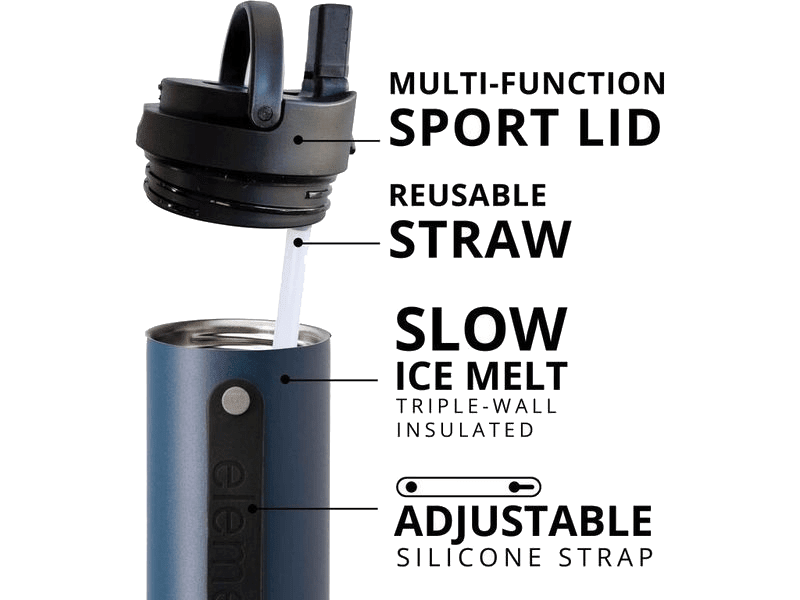 Elemental Iconic 20oz Sport Water Bottle - Sport Water Bottles - SwagWear