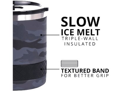 Elemental Recess 10oz Rocks Tumbler - Camo - Rocks Tumblers - SwagWear