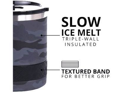 Elemental Recess 10oz Rocks Tumbler - Camo - Rocks Tumblers - SwagWear