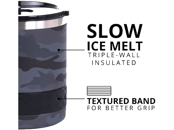 Elemental Recess 10oz Rocks Tumbler - Camo - Rocks Tumblers - SwagWear