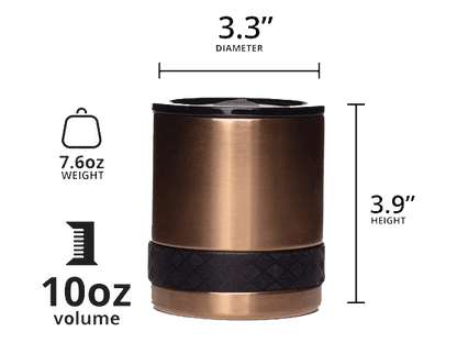 Elemental Recess 10oz Rocks Tumbler - Copper - Rocks Tumblers - SwagWear