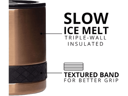 Elemental Recess 10oz Rocks Tumbler - Copper - Rocks Tumblers - SwagWear