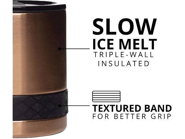 Elemental Recess 10oz Rocks Tumbler - Copper - Rocks Tumblers - SwagWear