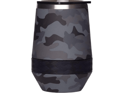 Elemental Recess 10oz Wine Tumbler - Black Camo - Wine Tumblers - SwagWear