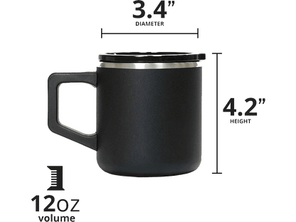 Elemental Summit 12oz Mug - Black - Mugs - SwagWear