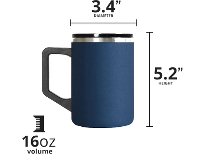 Elemental Summit 16oz Mug - Navy Blue - Mugs - SwagWear