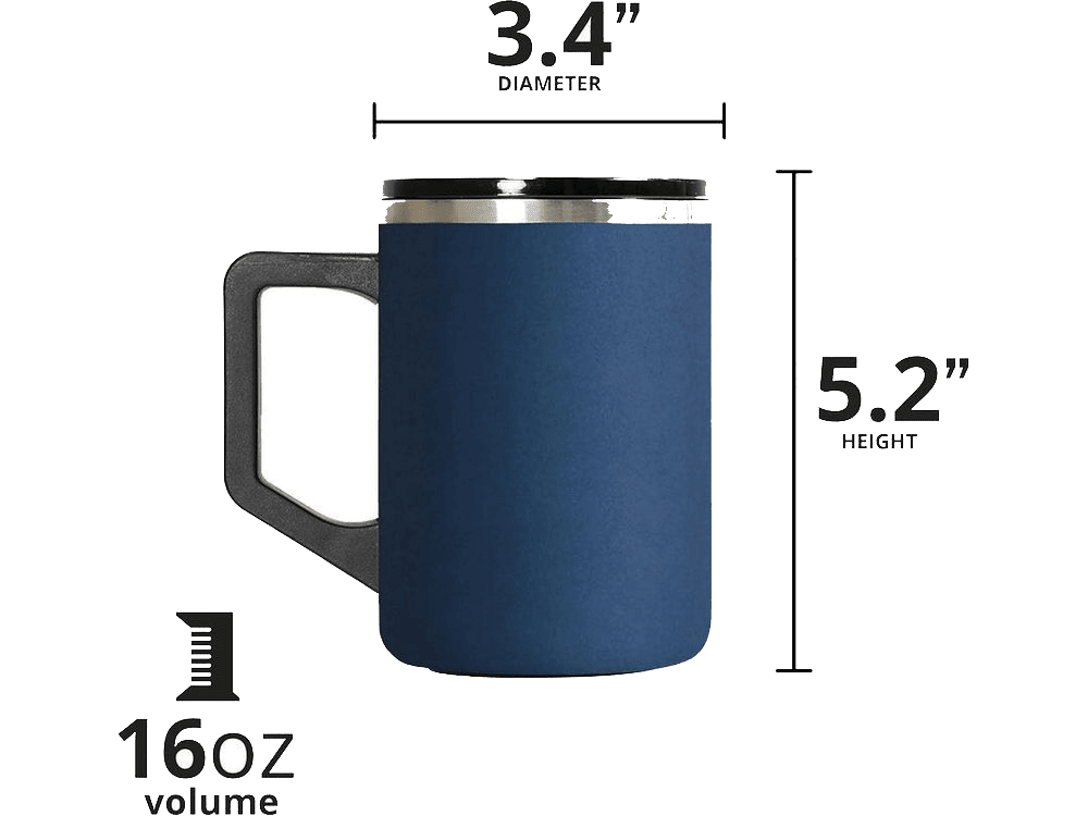 Elemental Summit 16oz Mug - Navy Blue - Mugs - SwagWear