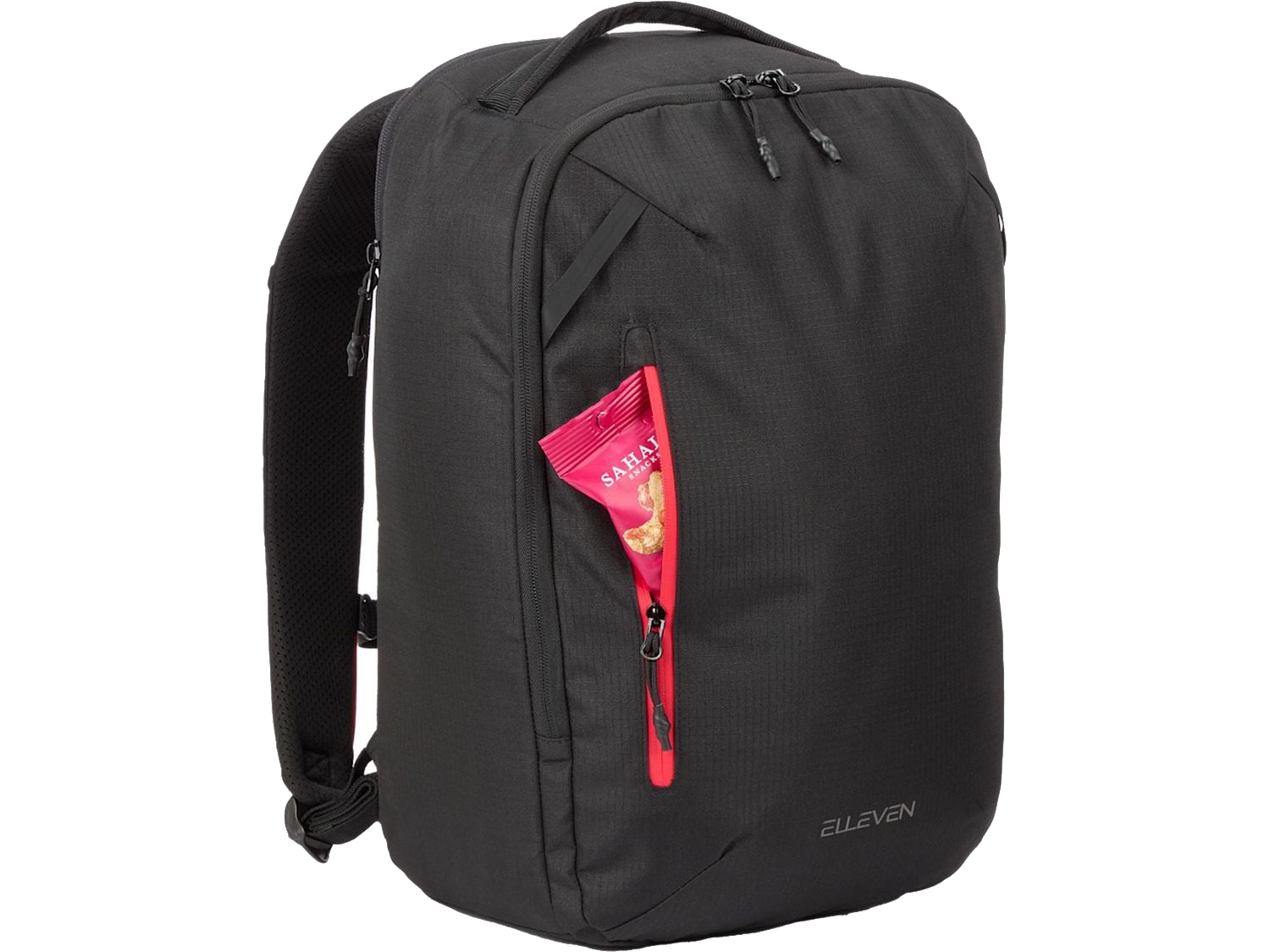 elleven™ Luminous 15’’ Recycled Laptop Backpack - Black - Laptop Backpacks
