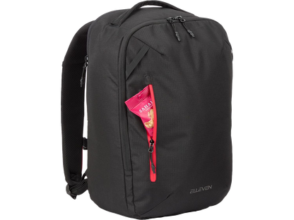 elleven™ Luminous 15’’ Recycled Laptop Backpack - Black - Laptop Backpacks
