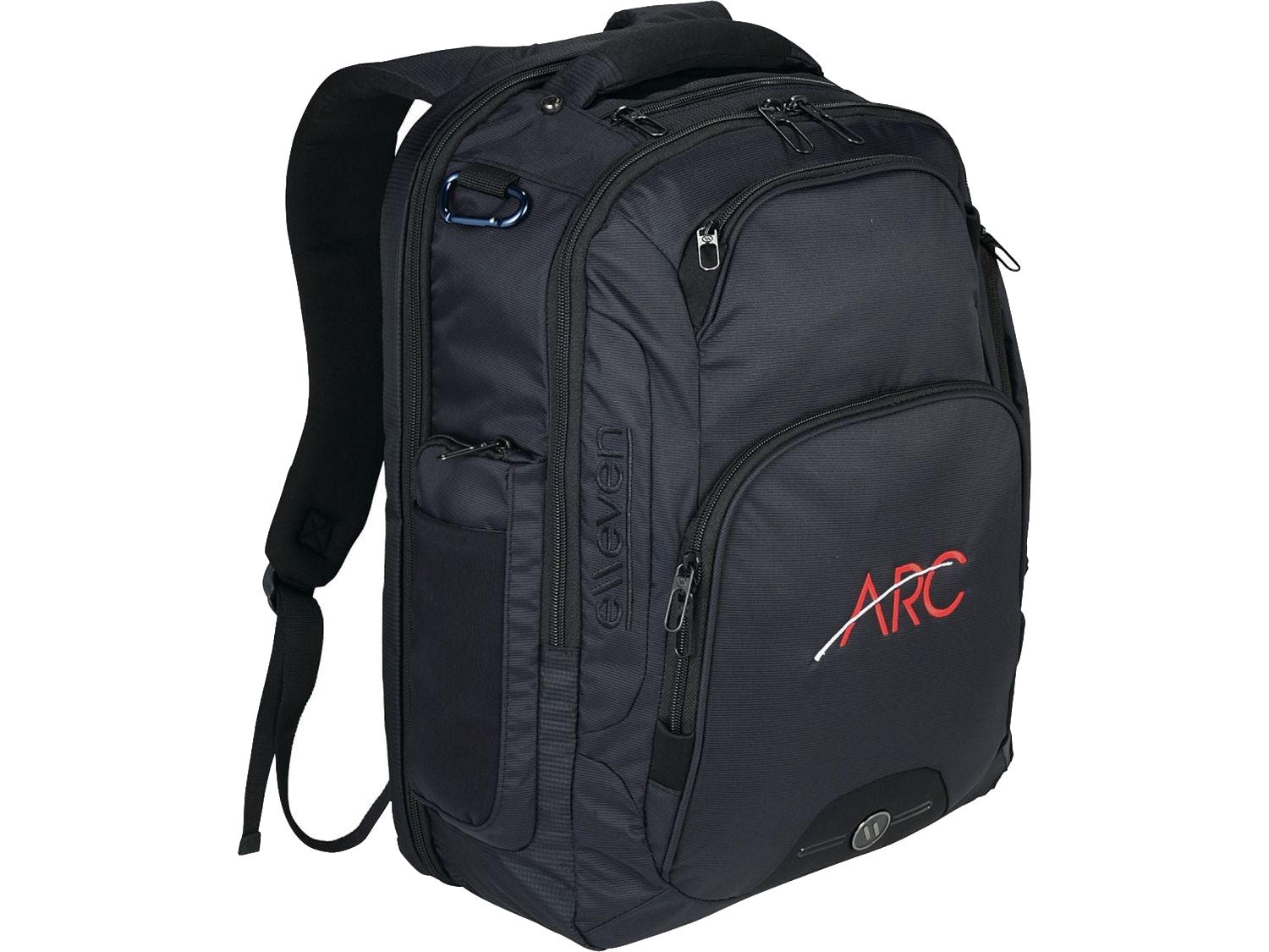 elleven Rutter TSA 17’’ Computer Backpack - Black - Laptop Backpacks