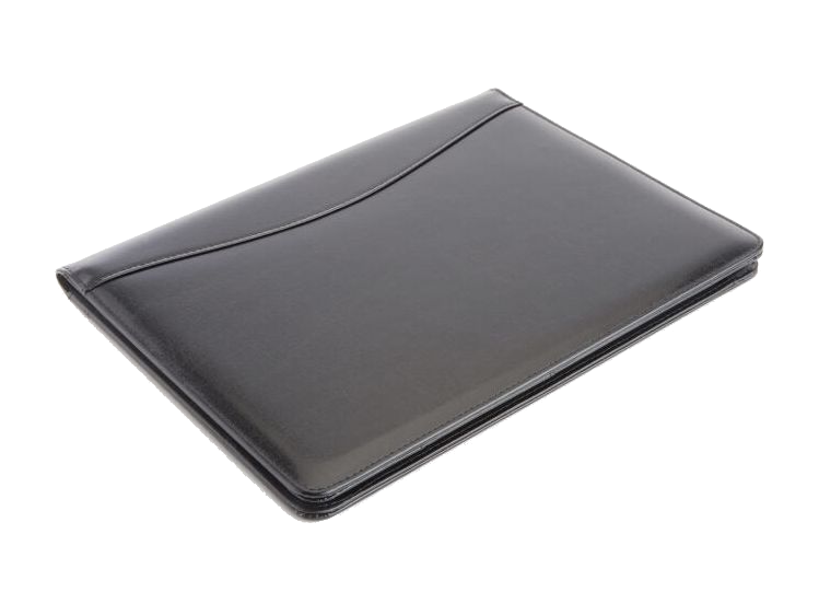 Executive Writing Portfolio - Black - Leather Portfolios
