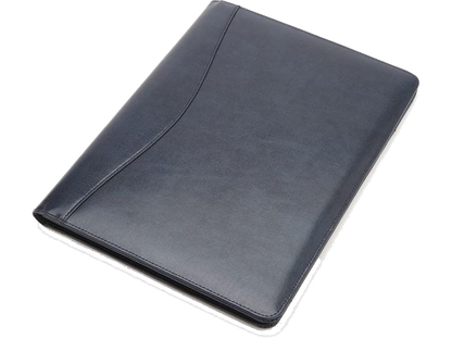 Executive Writing Portfolio - Blue - Leather Portfolios