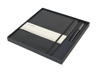 Moleskine® X-Large Notebook and Kaweco Pen Gift Set