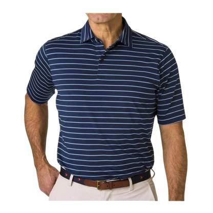 Fairway and Greene Men's Faxon Stripe Polo