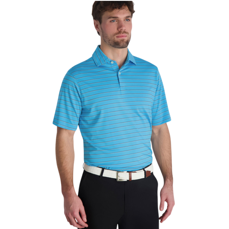 Fairway and Greene Men's Faxon Stripe Polo