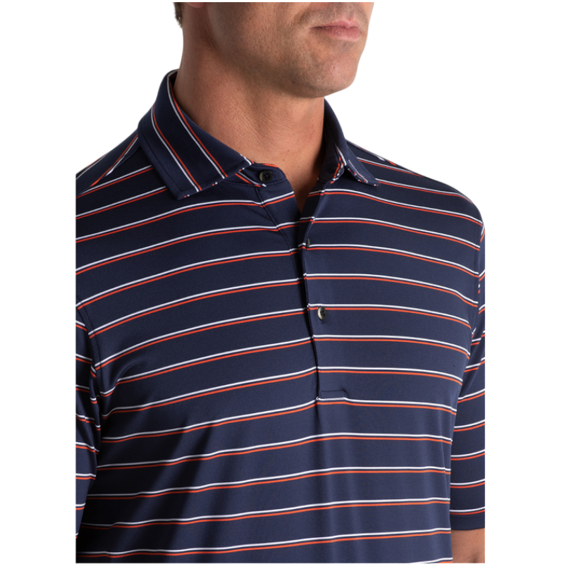 Fairway and Greene Men's St. Tropez Stripe Polo