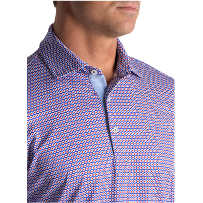 Fairway and Greene Men's Starburst Print Polo