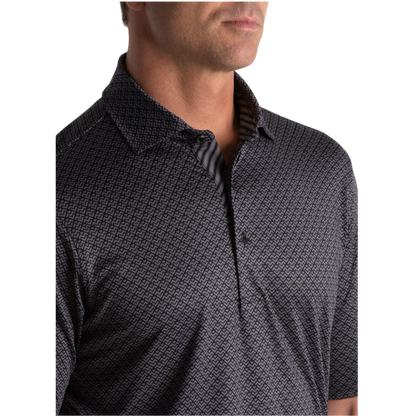 Fairway and Greene Men's Summit Print Polo