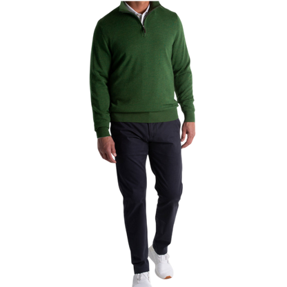 Fairway & Greene Men's Baruffa Quarter-Zip Windsweater