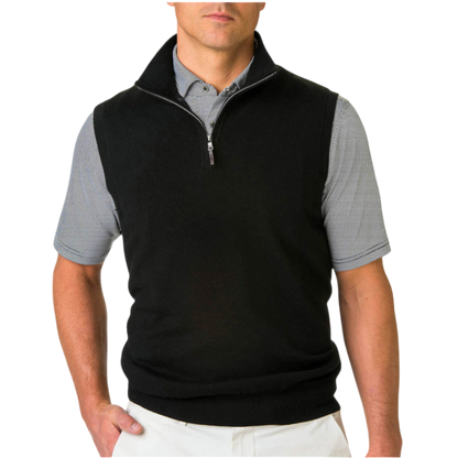 Fairway & Greene Men's Baruffa Quarter-Zip Windvest