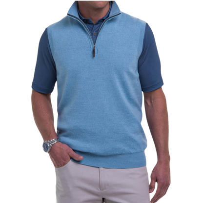Fairway & Greene Men's Baruffa Quarter-Zip Windvest