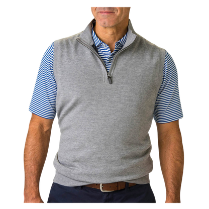 Fairway & Greene Men's Baruffa Quarter-Zip Windvest