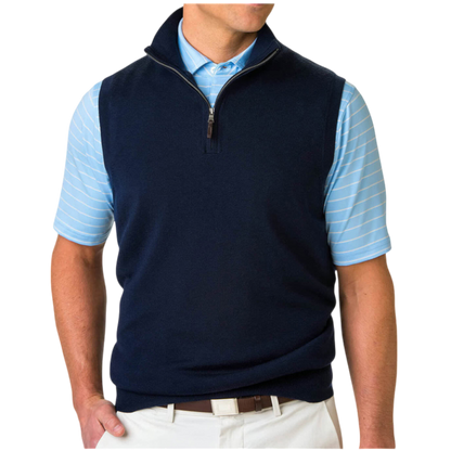 Fairway & Greene Men's Baruffa Quarter-Zip Windvest
