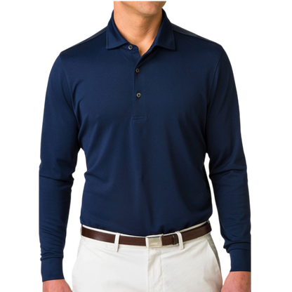 Fairway & Greene Men's MCHUGH Long-Sleeve Polo