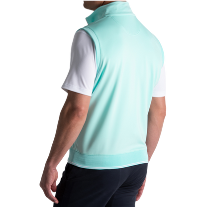 Fairway & Greene Men's Neck Print Caves Quarter-Zip Vest