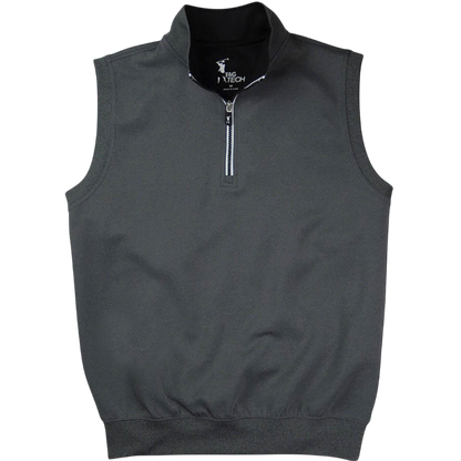Fairway & Greene Men's Tech Solid Quarter-Zip Vest