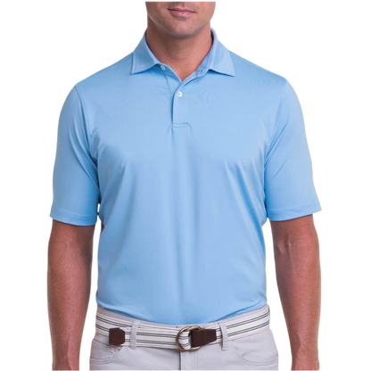Fairway & Greene Men's Tournament Solid Tech Jersey Polo