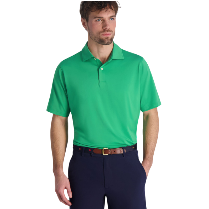 Fairway & Greene Men's Tournament Solid Tech Jersey Polo