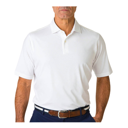 Fairway & Greene Men's Tournament Solid Tech Jersey Polo