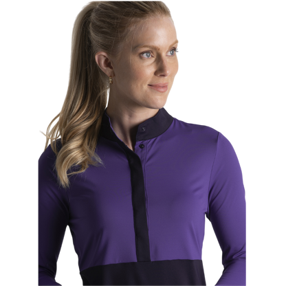 Fairway & Greene Women's Fallon Snap Mock Neck