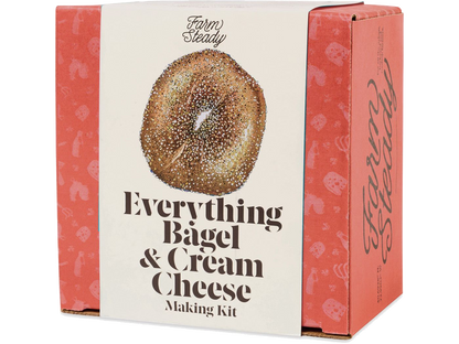 FarmSteady Everything Bagel and Cream Cheese Kit - Everything Bagel and Cream Cheese Kit - Snacks