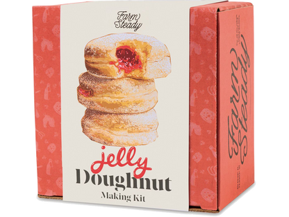 FarmSteady Jelly Doughnut Kit - Jelly Doughnut Making Kit - Snacks