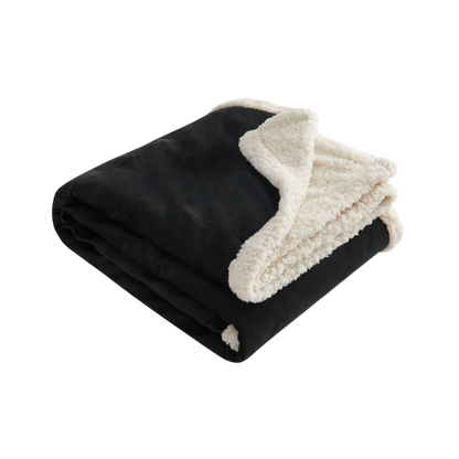 Field & Co.® Sherpa Blanket - Black - Blankets
