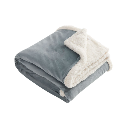 Field & Co.® Sherpa Blanket - Gray - Blankets