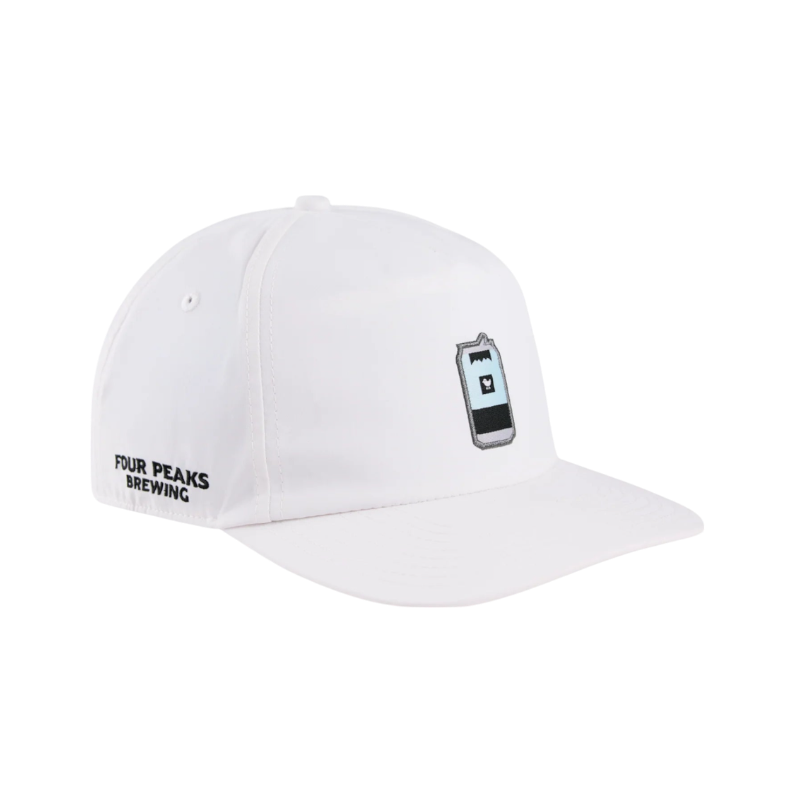 Four Peaks Golf Can Hat - White - White - Hats