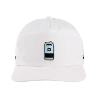 Four Peaks Golf Can Hat - White - White - Hats