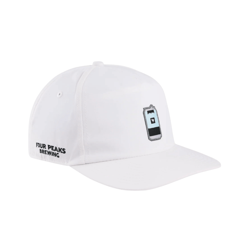 Four Peaks Golf Can Hat - White - Hats - SwagWear