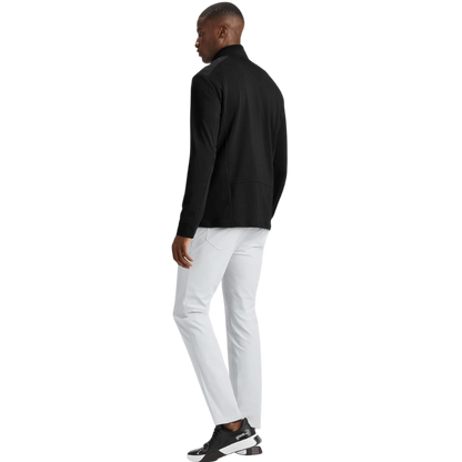 G/FORE Men's Brushed Back Tech Melange Quarter-Zip Pullover