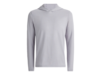 G/FORE Men’s Brushed Back Tech Terry Hoodie - Light Heather Grey / 2XL - Hoodies