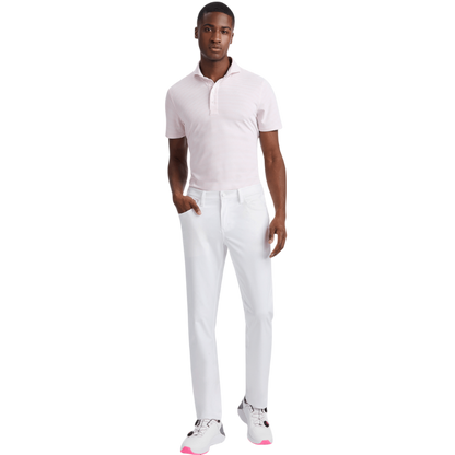 G/FORE Men's Feeder Stripe Tech Pique Polo