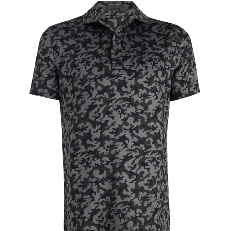 G/FORE Men's Mapped Icon Camo Tech Jersey Polo
