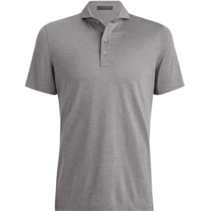 G/FORE Men's Melange Rib Gusset Tech Pique Polo