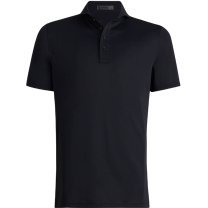 G/FORE Men's Melange Rib Gusset Tech Pique Polo