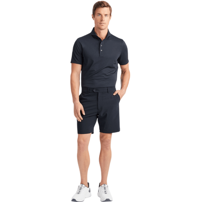 G/FORE Men's Melange Rib Gusset Tech Pique Polo