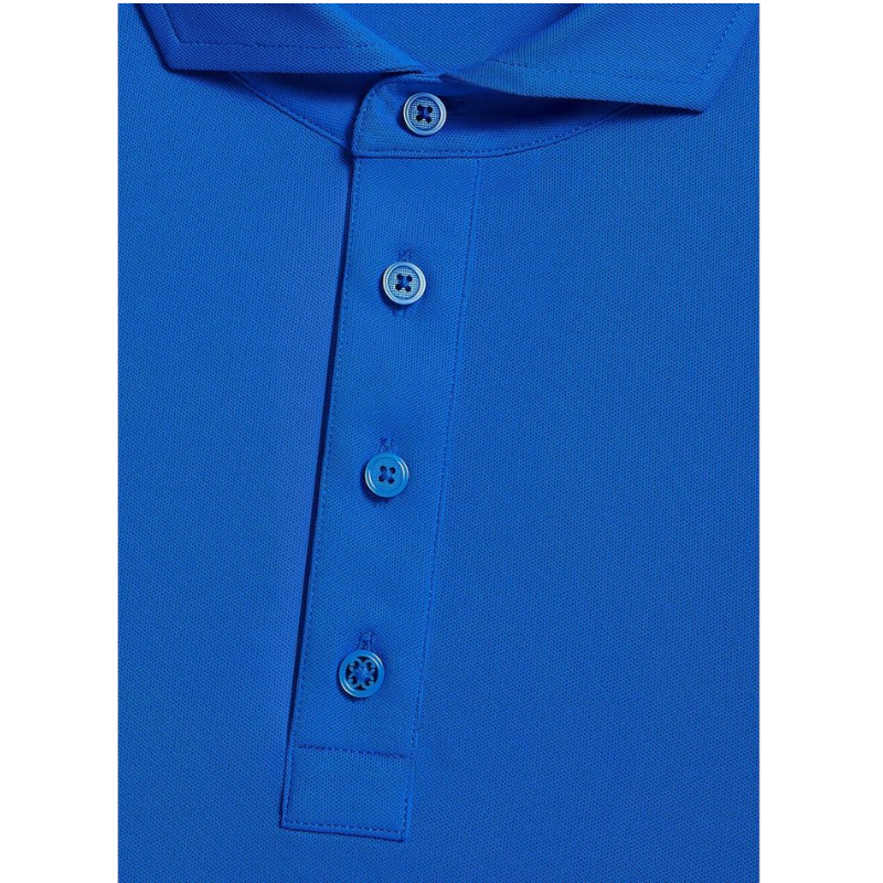 G/FORE Men's Melange Rib Gusset Tech Pique Polo