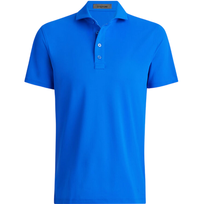 G/FORE Men's Melange Rib Gusset Tech Pique Polo